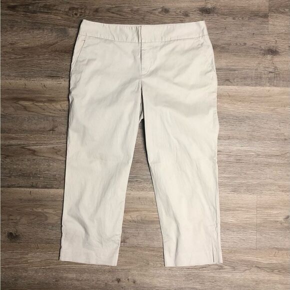 Daisy Fuentes Tan Crop Trousers - Picture 1 of 11